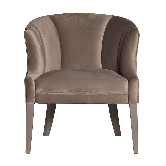 Кресло Mario Armchair Золотой Шампань Серый во Владивостоке | Loft Concept 