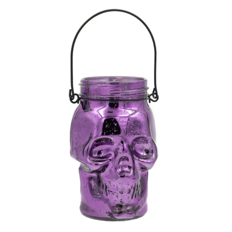 Подсвечник Glass Skull Пурпурный во Владивостоке | Loft Concept 