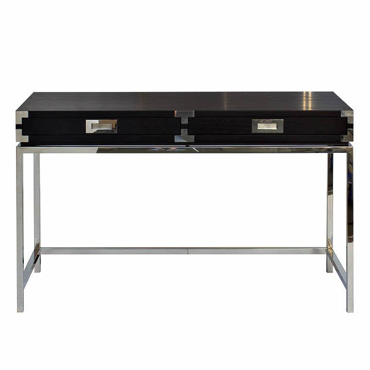Рабочий стол Black Grace Desk Нержавеющая сталь Черный Рабочий стол Black Grace Desk Нержавеющая сталь Черный во Владивостоке | Loft Concept