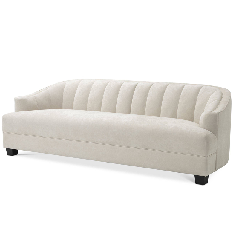 Диван Eichholtz Sofa Polaris ivory ( слоновая кость ) Черный Диван Eichholtz Sofa Polaris ivory ( слоновая кость ) Черный во Владивостоке | Loft Concept