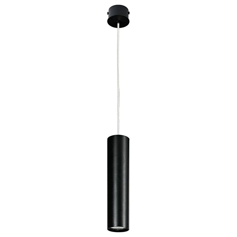 Подвесной светильник Luis Trumpet Tube Black Lamp 25 Черный Подвесной светильник Luis Trumpet Tube Black Lamp 25 Черный во Владивостоке | Loft Concept