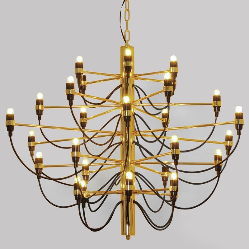 Люстра Flos 2097 30 Brass Gold by Gino Sarfatti Латунь Люстра Flos 2097 30 Brass Gold by Gino Sarfatti Латунь во Владивостоке | Loft Concept