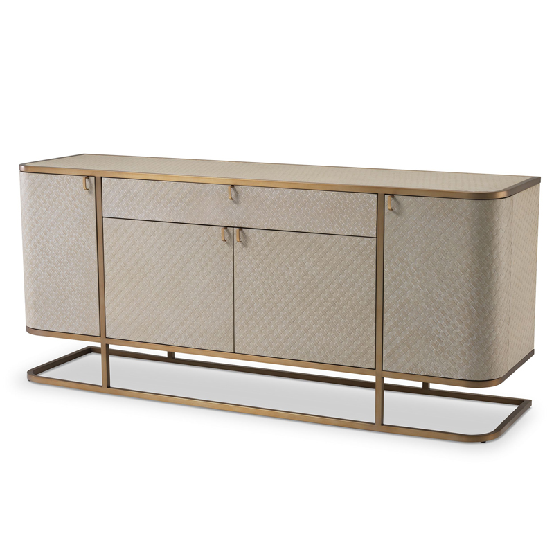 Комод Eichholtz Dresser Napa Valley oak Бежевый Матовая латунь Комод Eichholtz Dresser Napa Valley oak Бежевый Матовая латунь во Владивостоке | Loft Concept