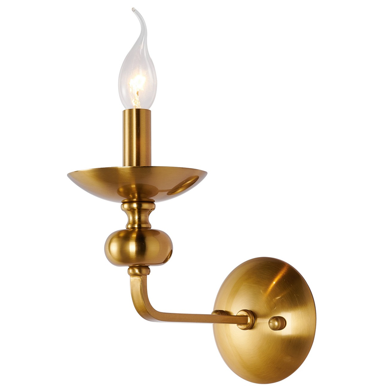 Бра бронзового цвета Candelabrum Бронза Прозрачный во Владивостоке | Loft Concept 