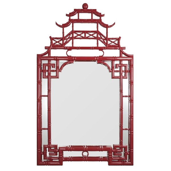 Зеркало Pagoda Mirror Red  во Владивостоке | Loft Concept 