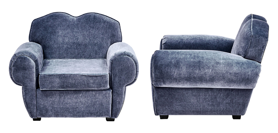 Кресло Braganza Chair Dusty Blueberry Кресло Braganza Chair Dusty Blueberry - Loft-Concept во Владивостоке