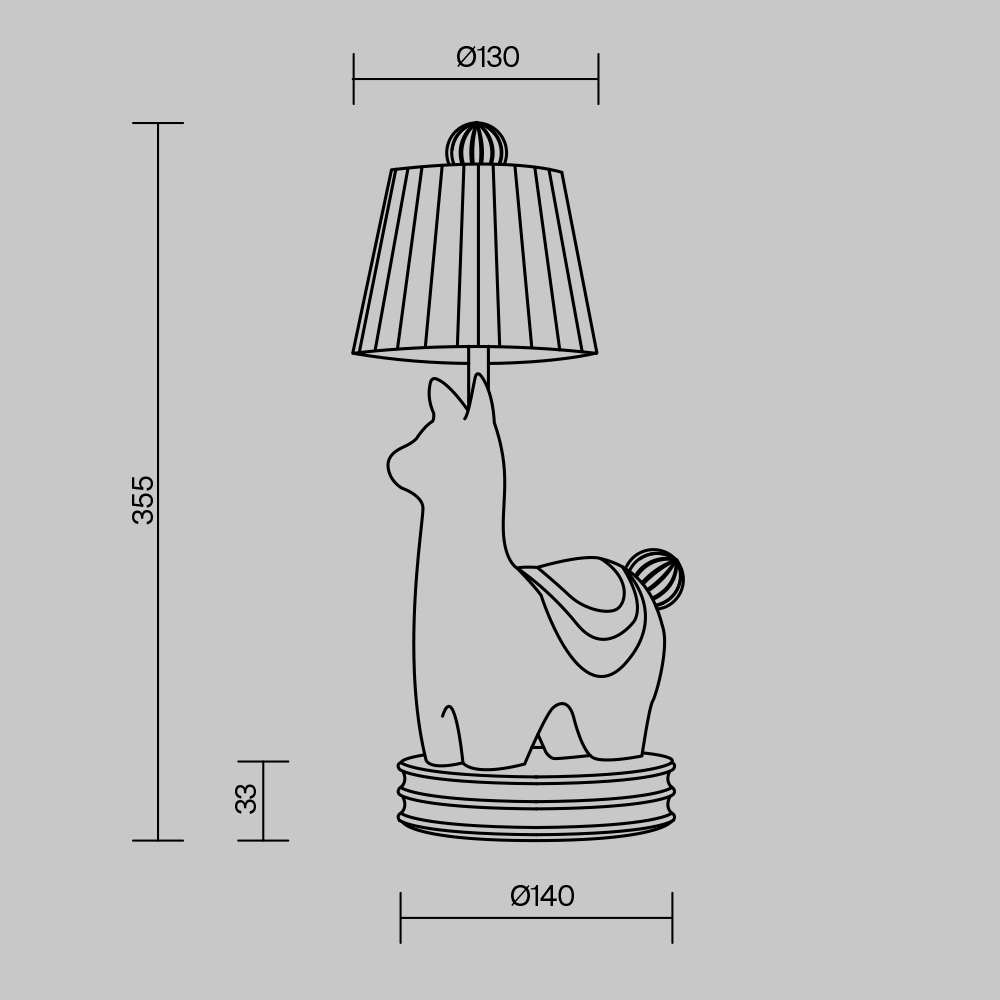 Настольный светильник Senor Alpaca 3000К 7Вт во Владивостоке