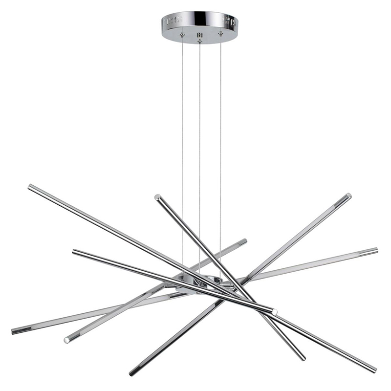 Люстра Trumpet Tube Chrome Chandelier Хром Люстра Trumpet Tube Chrome Chandelier Хром во Владивостоке | Loft Concept
