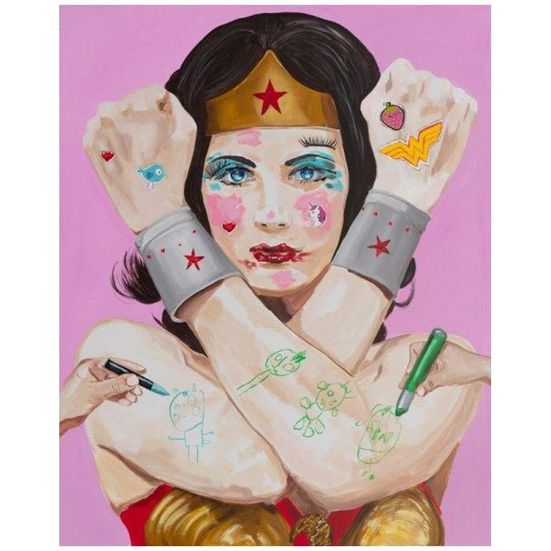 Картина Inner Child - Wonder Woman Мульти Картина Inner Child - Wonder Woman Мульти во Владивостоке | Loft Concept
