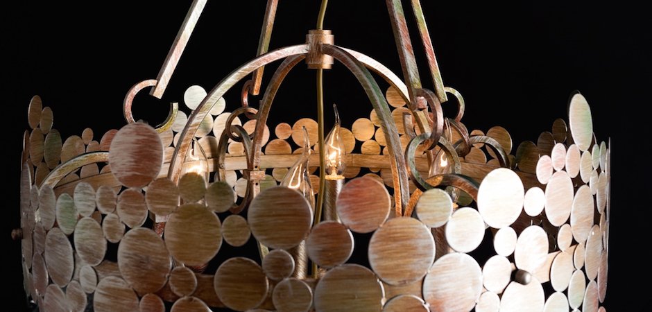 Люстра Round Iron Shod Chandelier Люстра Round Iron Shod Chandelier - Loft-Concept во Владивостоке