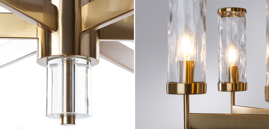 Люстра Brass Wheel Small в Американском стиле - фото №1