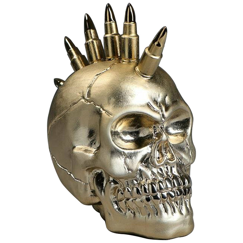 Статуэтка Skull Iroquois Золотой Статуэтка Skull Iroquois Золотой во Владивостоке | Loft Concept