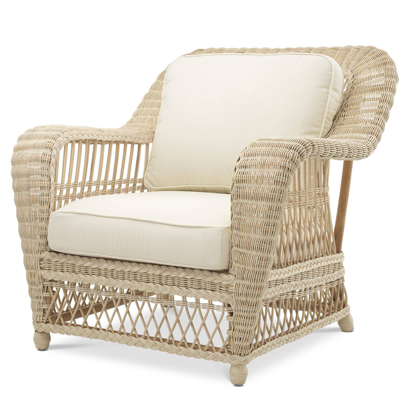 Кресло Eichholtz Chair Barbados Бежевый Кремовый во Владивостоке | Loft Concept 