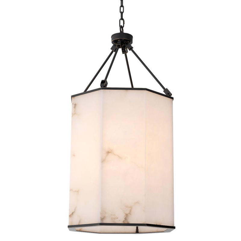 Подвесной светильник Eichholtz Chandelier Victoire L Белый Темная бронза Подвесной светильник Eichholtz Chandelier Victoire L Белый Темная бронза во Владивостоке | Loft Concept