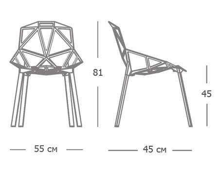 Дизайнерский стул CHAIR ONE white Дизайнерский стул CHAIR ONE white во Владивостоке