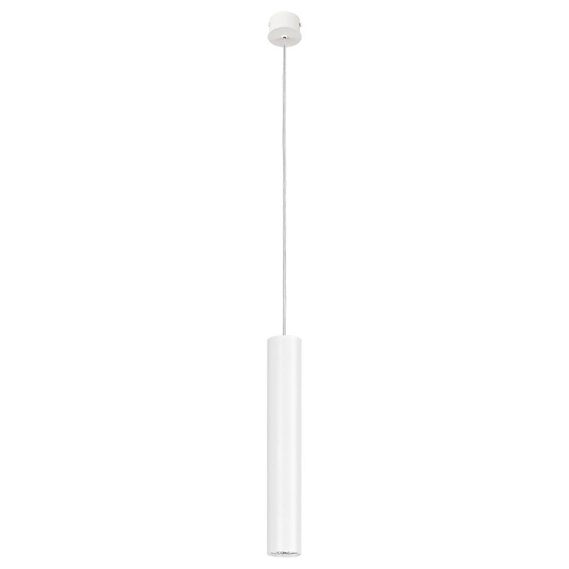Подвесной светильник Luis Trumpet Tube White Lamp 40 Белый Подвесной светильник Luis Trumpet Tube White Lamp 40 Белый во Владивостоке | Loft Concept