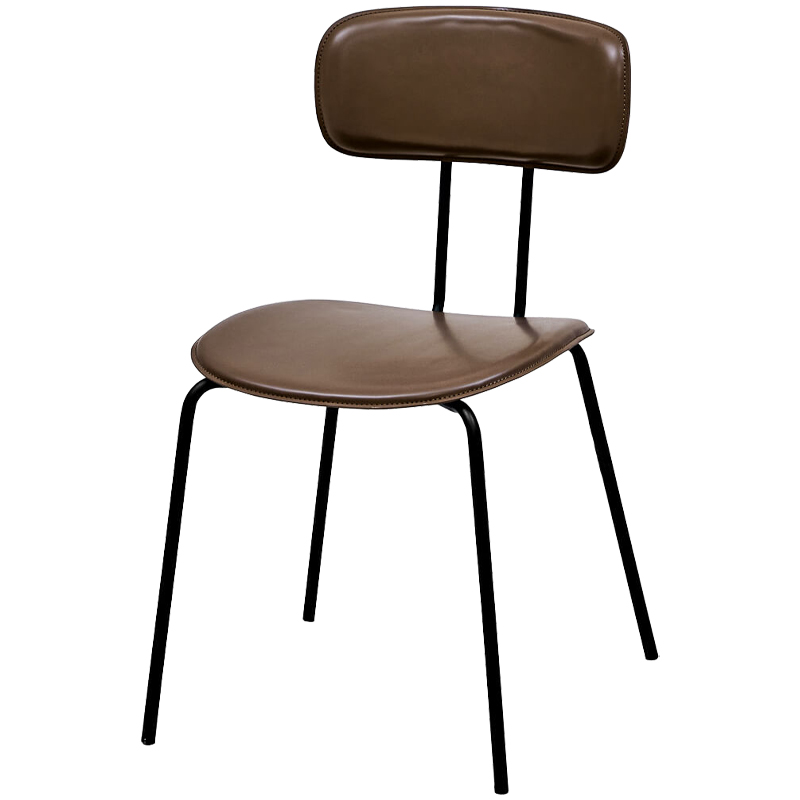 Стул Tyler Loft Stool brown Коричневый Черный Стул Tyler Loft Stool brown Коричневый Черный во Владивостоке | Loft Concept