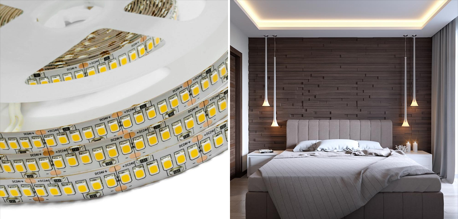 Светодиодная лента 26W/m 240Led/m 2835SMD теплый белый Светодиодная лента 26W/m 240Led/m 2835SMD теплый белый - Loft-Concept во Владивостоке