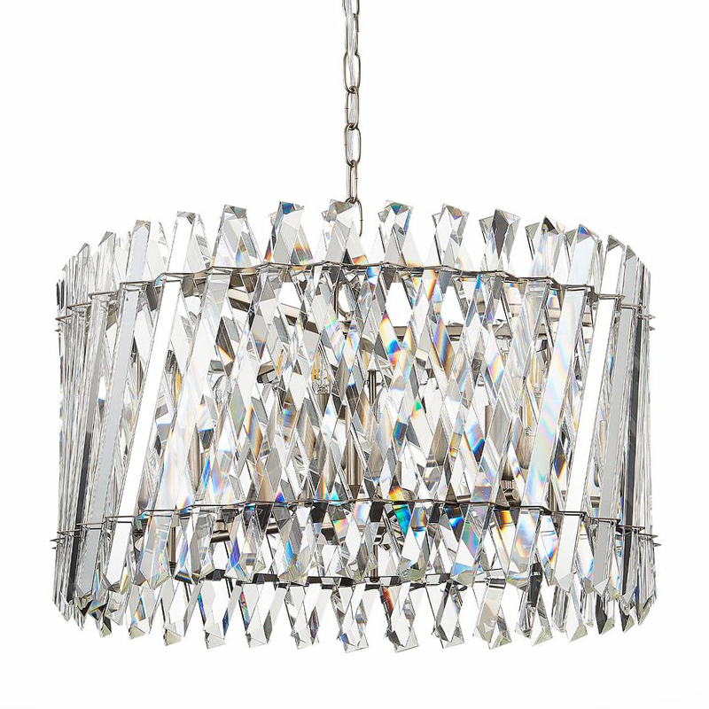 Люстра Kaeden Glass Chandelier Никель Прозрачный Люстра Kaeden Glass Chandelier Никель Прозрачный во Владивостоке | Loft Concept