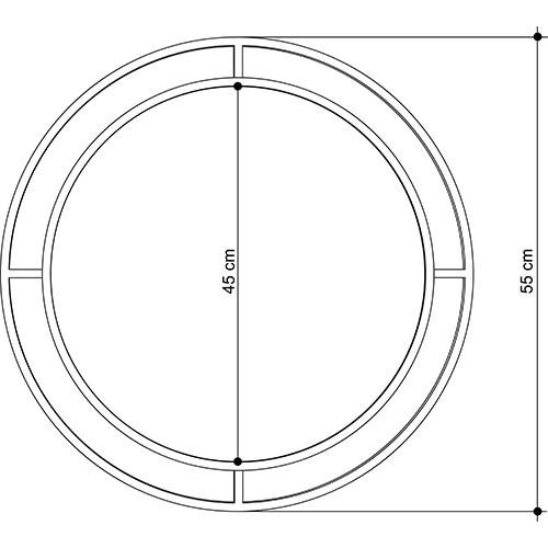 Настенное зеркало круглой формы в черной металлической раме BUBBLE MIRROR BLACK Настенное зеркало круглой формы в черной металлической раме BUBBLE MIRROR BLACK во Владивостоке