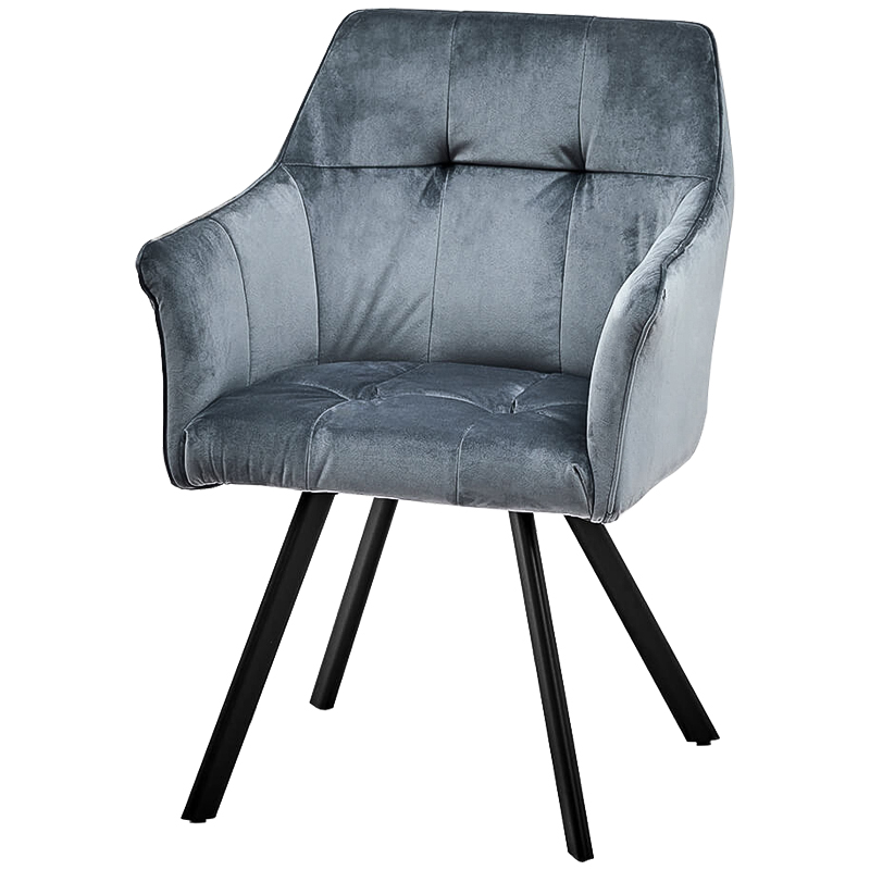 Стул Datie Stool Черный Серо-голубой Стул Datie Stool Черный Серо-голубой во Владивостоке | Loft Concept