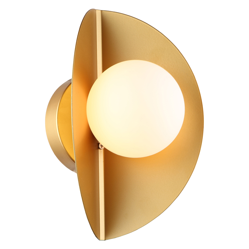Бра Pascal Sconce Белый Золотой Бра Pascal Sconce Белый Золотой во Владивостоке | Loft Concept