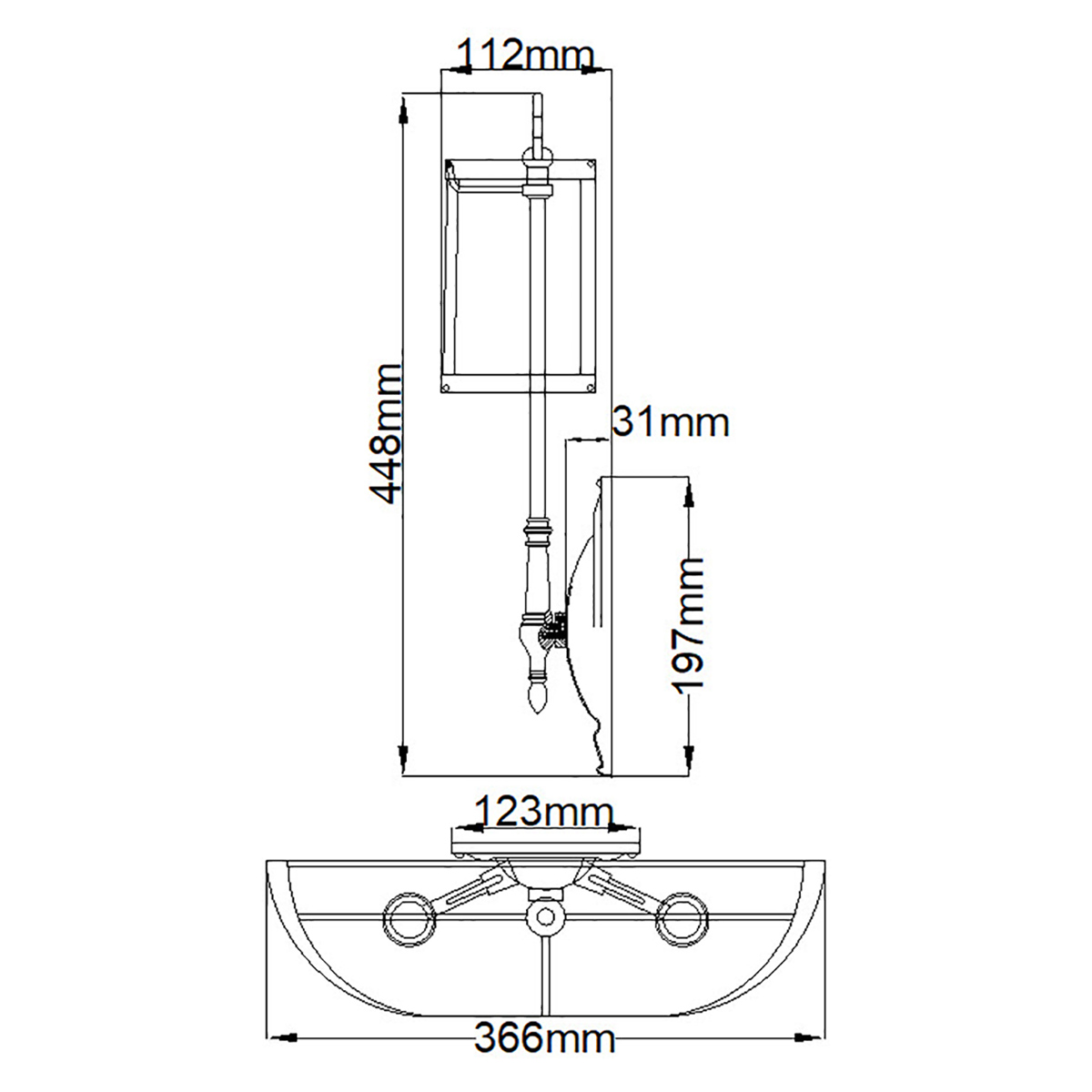 Бра с 2-мя бежевыми абажурами в классическом стиле Hinkley во Владивостоке