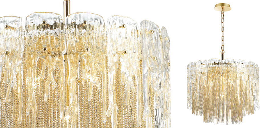 Люстра Ice and Gold Chains - Loft-Concept во Владивостоке