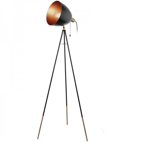 Напольный светильник Scopus Floor Lamp Черный Медь Напольный светильник Scopus Floor Lamp Черный Медь во Владивостоке | Loft Concept