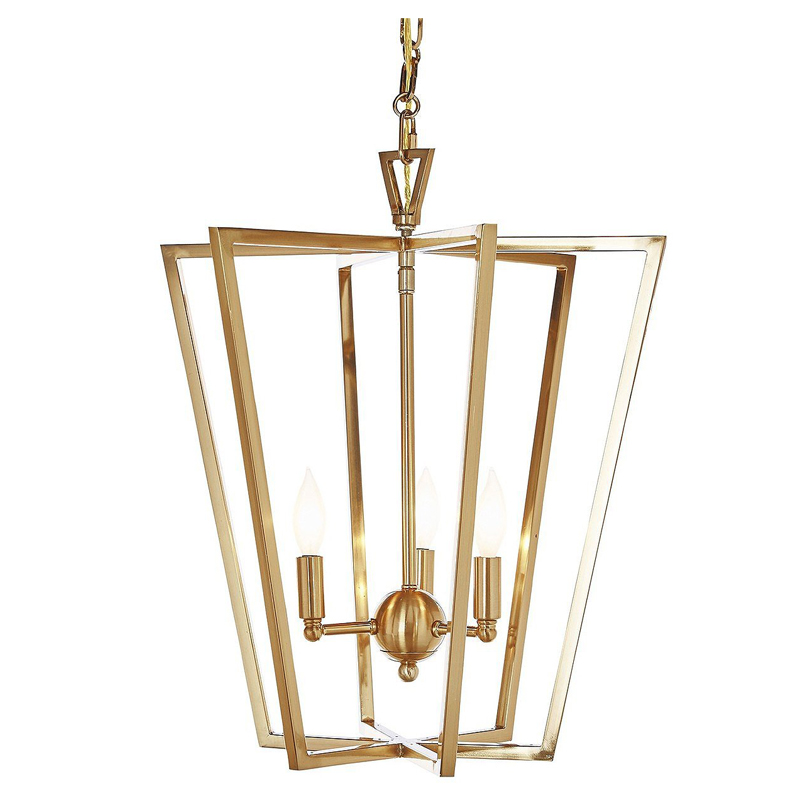 Люстра Fabiole Gold Cage Chandelier Золотой Люстра Fabiole Gold Cage Chandelier Золотой во Владивостоке | Loft Concept
