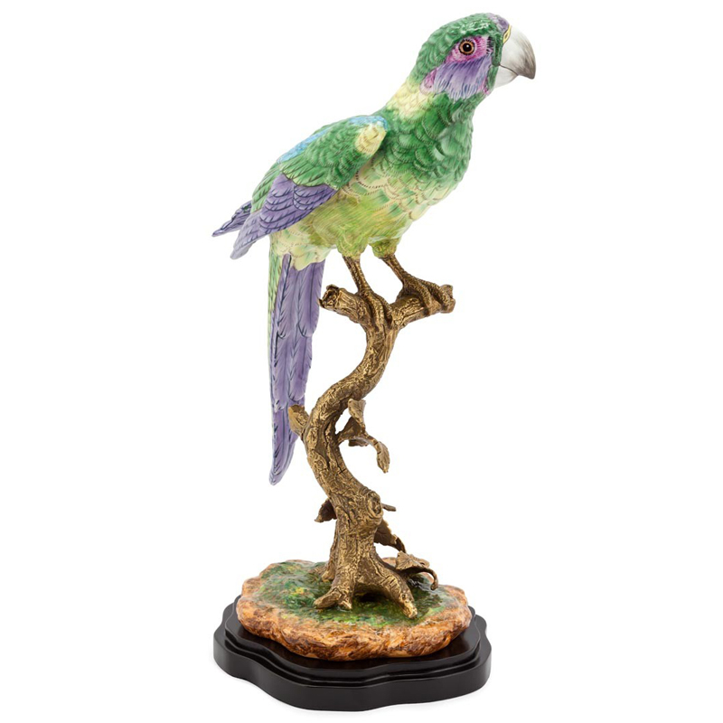 Статуэтка PARROT ATLANTIDE Мульти Бронза Черный Статуэтка PARROT ATLANTIDE Мульти Бронза Черный во Владивостоке | Loft Concept