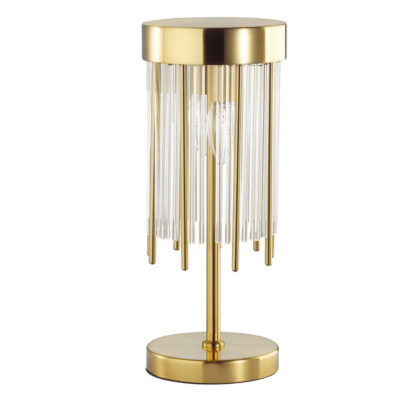 Настольная лампа Niemira Table lamp Прозрачный (Transparent) Золотой Настольная лампа Niemira Table lamp Прозрачный (Transparent) Золотой во Владивостоке | Loft Concept