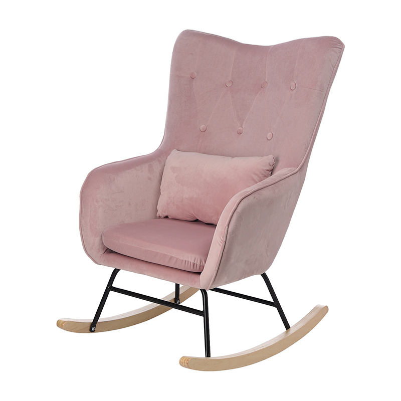 Кресло-качалка Lassily Pink Розовый Кресло-качалка Lassily Pink Розовый во Владивостоке | Loft Concept