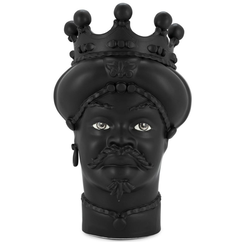 Ваза Vase Moro Man All Black Черный во Владивостоке | Loft Concept 