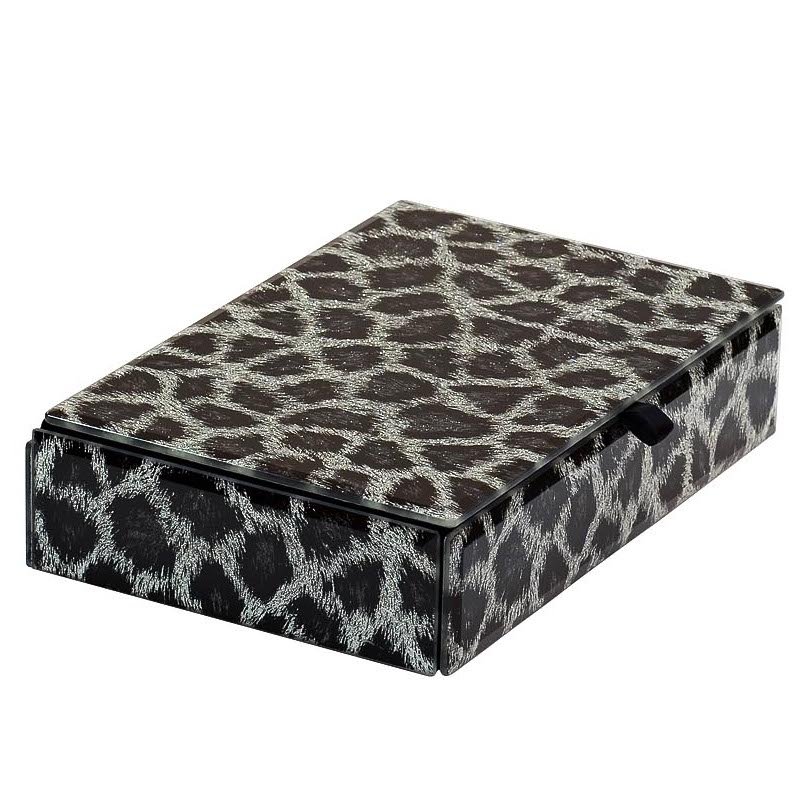 Шкатулка Snow Leopard Серый Шкатулка Snow Leopard Серый во Владивостоке | Loft Concept