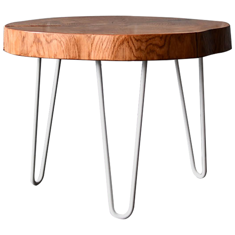 Кофейный стол Layan Industrial Metal Rust Coffee Table Белый Коричневый Кофейный стол Layan Industrial Metal Rust Coffee Table Белый Коричневый во Владивостоке | Loft Concept