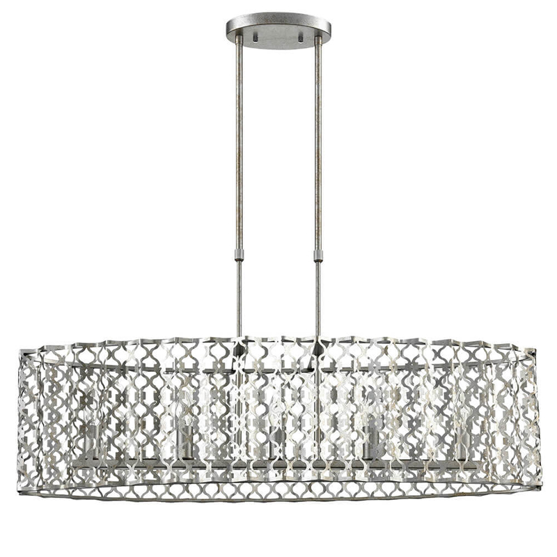 Люстра Arabesque Quatrefoil Drum Шампань Винтаж Люстра Arabesque Quatrefoil Drum Шампань Винтаж во Владивостоке | Loft Concept