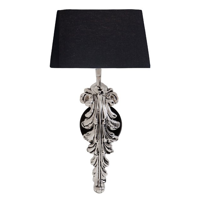 Бра Eichholtz Wall Lamp Beau Site Nickel+Black Никель Черный Бра Eichholtz Wall Lamp Beau Site Nickel+Black Никель Черный во Владивостоке | Loft Concept