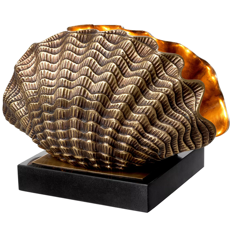 Настольная лампа Eichholtz Table Lamp Burbank Латунь Черный Настольная лампа Eichholtz Table Lamp Burbank Латунь Черный во Владивостоке | Loft Concept