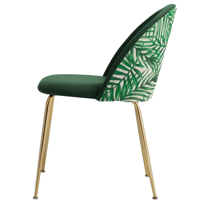 Tropical Leaves Chair Стул тропические листья Зеленый Золотой Tropical Leaves Chair Стул тропические листья Зеленый Золотой во Владивостоке | Loft Concept