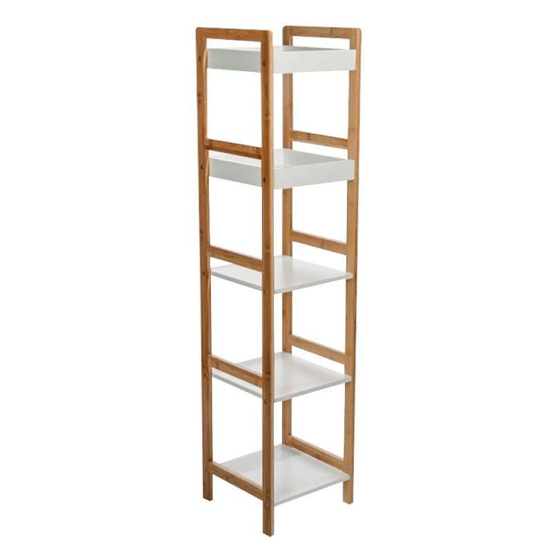 Стеллаж Stockholm White & Beige Slim Белый Бежевый Стеллаж Stockholm White & Beige Slim Белый Бежевый во Владивостоке | Loft Concept