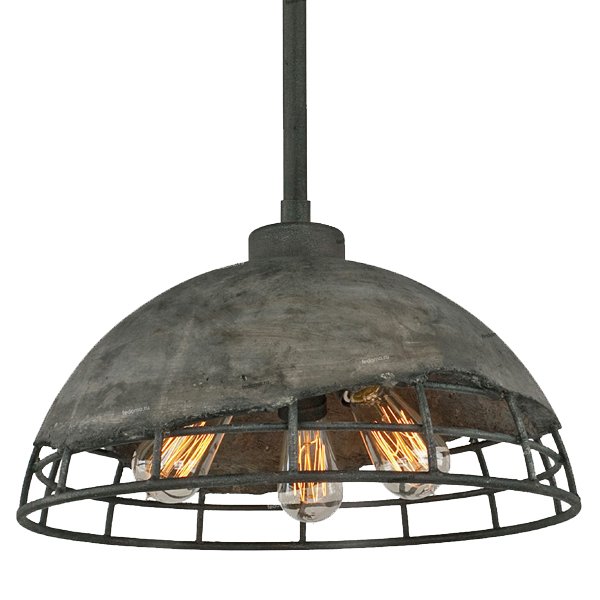 Подвесной светильник Stone industrial lamp 3 Серый (Gray) Подвесной светильник Stone industrial lamp 3 Серый (Gray) во Владивостоке | Loft Concept