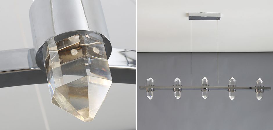 Люстра large Crystal Line Chromium Люстра large Crystal Line Chromium - Loft-Concept во Владивостоке