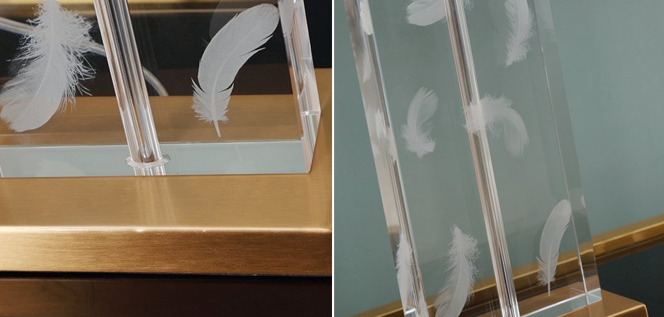 Настольная лампа Frozen Feathers Настольная лампа Frozen Feathers - Loft-Concept во Владивостоке