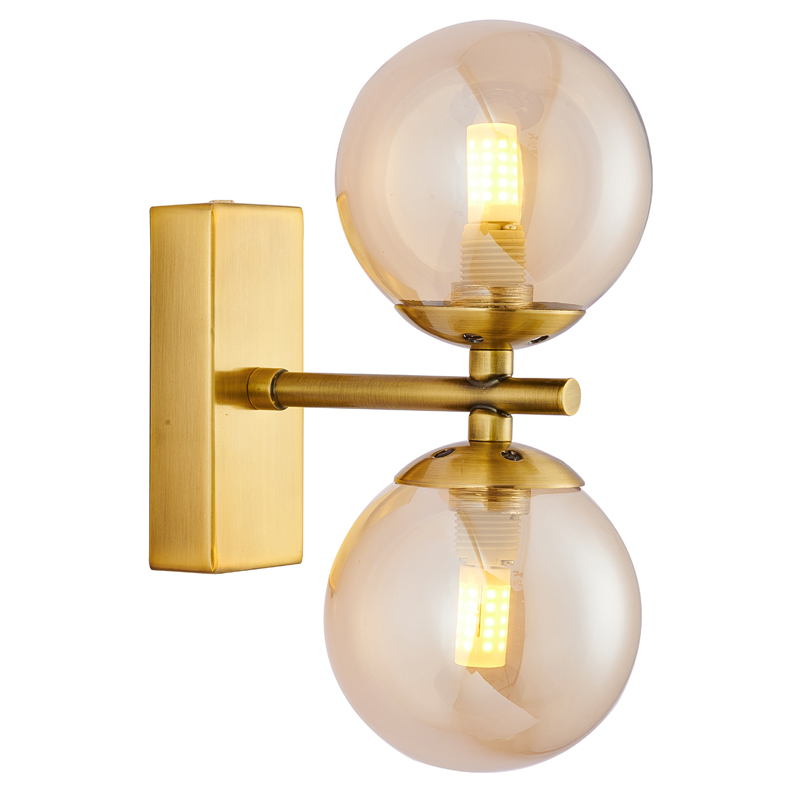 Бра Berries Sconce amber Латунь Янтарь (Amber) Бра Berries Sconce amber Латунь Янтарь (Amber) во Владивостоке | Loft Concept