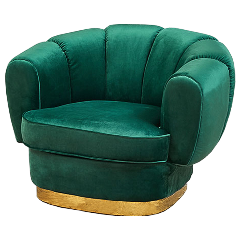 Кресло Emerald Softness Armchair Изумрудный Глянцевое золото Кресло Emerald Softness Armchair Изумрудный Глянцевое золото во Владивостоке | Loft Concept