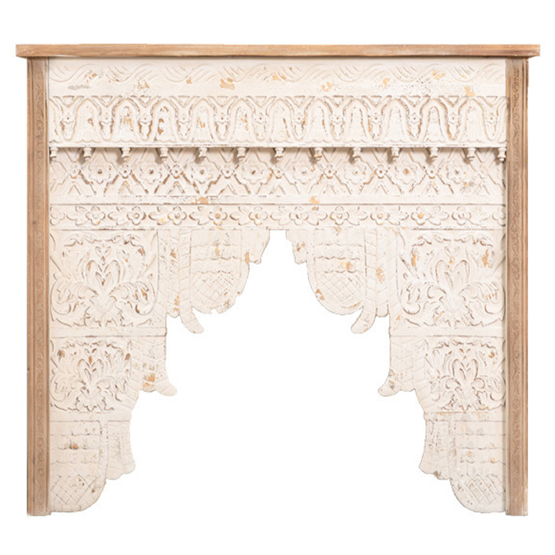 Консоль Indian Antique White Furniture Shakti Console Бежевый Древесина Консоль Indian Antique White Furniture Shakti Console Бежевый Древесина во Владивостоке | Loft Concept