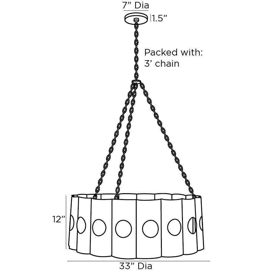 Люстра Arteriors SACRAMENTO CHANDELIER во Владивостоке