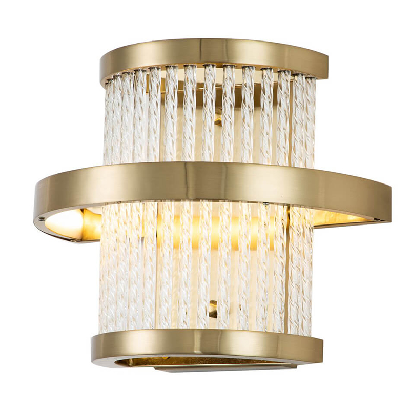 Бра Liadan Glass Tubes Wall Lamp Прозрачное Стекло Латунь Бра Liadan Glass Tubes Wall Lamp Прозрачное Стекло Латунь во Владивостоке | Loft Concept