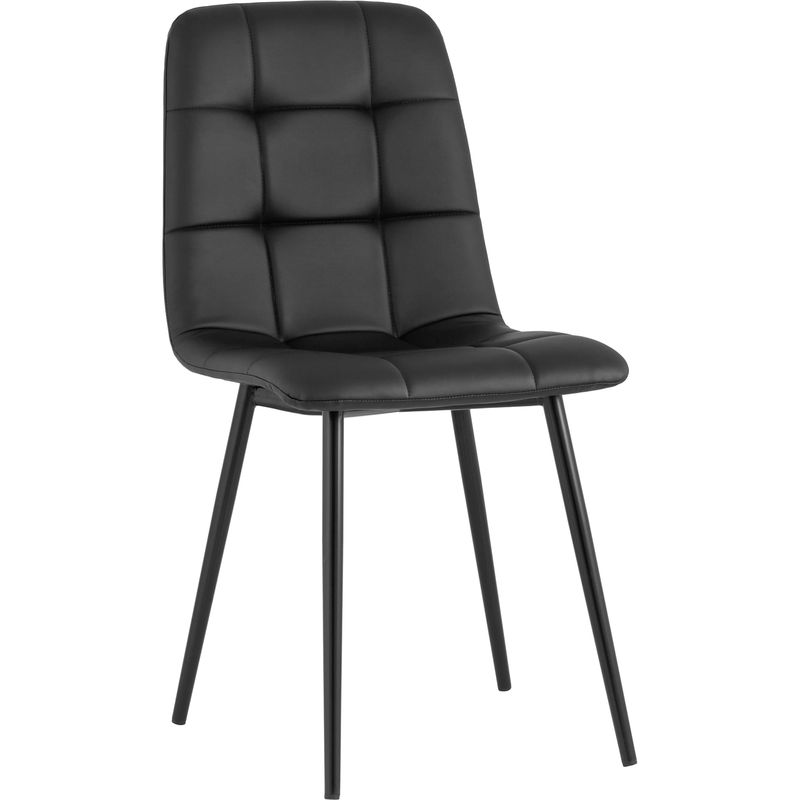 Стул NANCY S Chair Черная Экокожа Черный Стул NANCY S Chair Черная Экокожа Черный во Владивостоке | Loft Concept